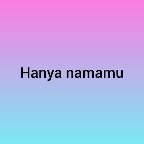 Hanya namamu