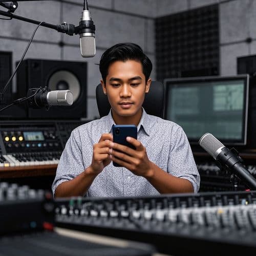 Langit malam diam membisu