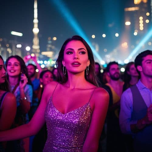 We’re dancing through the sky tonight