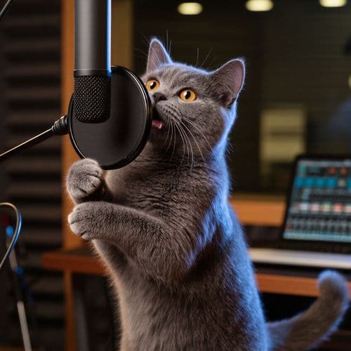 ネコのくせにカッコつけ