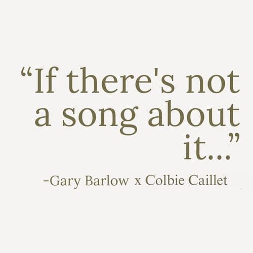 If There’s Not a Song About It